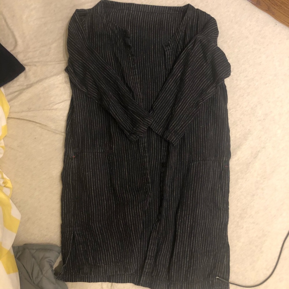 uniqlo linen cardigan
